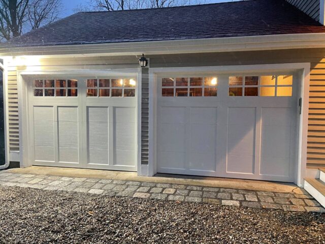 Custom Carriage Garage Door Styles installation