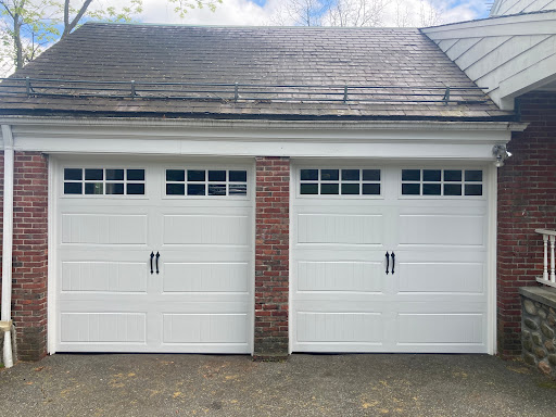 New Garage Door Installation in Needham, MA! 8′ 0″ x 6′ 9′ Gallery® Steel ­ Premium Series with Intellicore®. Long Panel.