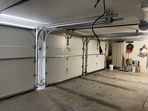 Commercial Garage Door Installation in Attleboro, MA: 10’2” x 7’3” Insulated Garage door.