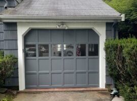 New Garage Door Installation on New Construction in Harvard, MA!